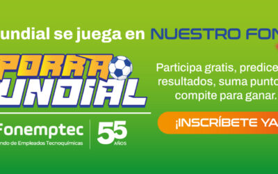 El Mundial se juega en Nuestro Fondo. Porra Mundial Fonemptec 55 años